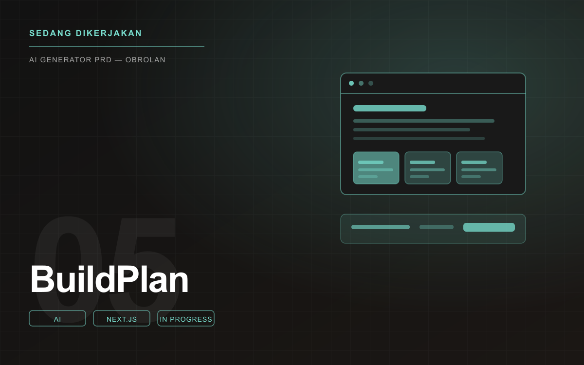 Tampilan BuildPlan