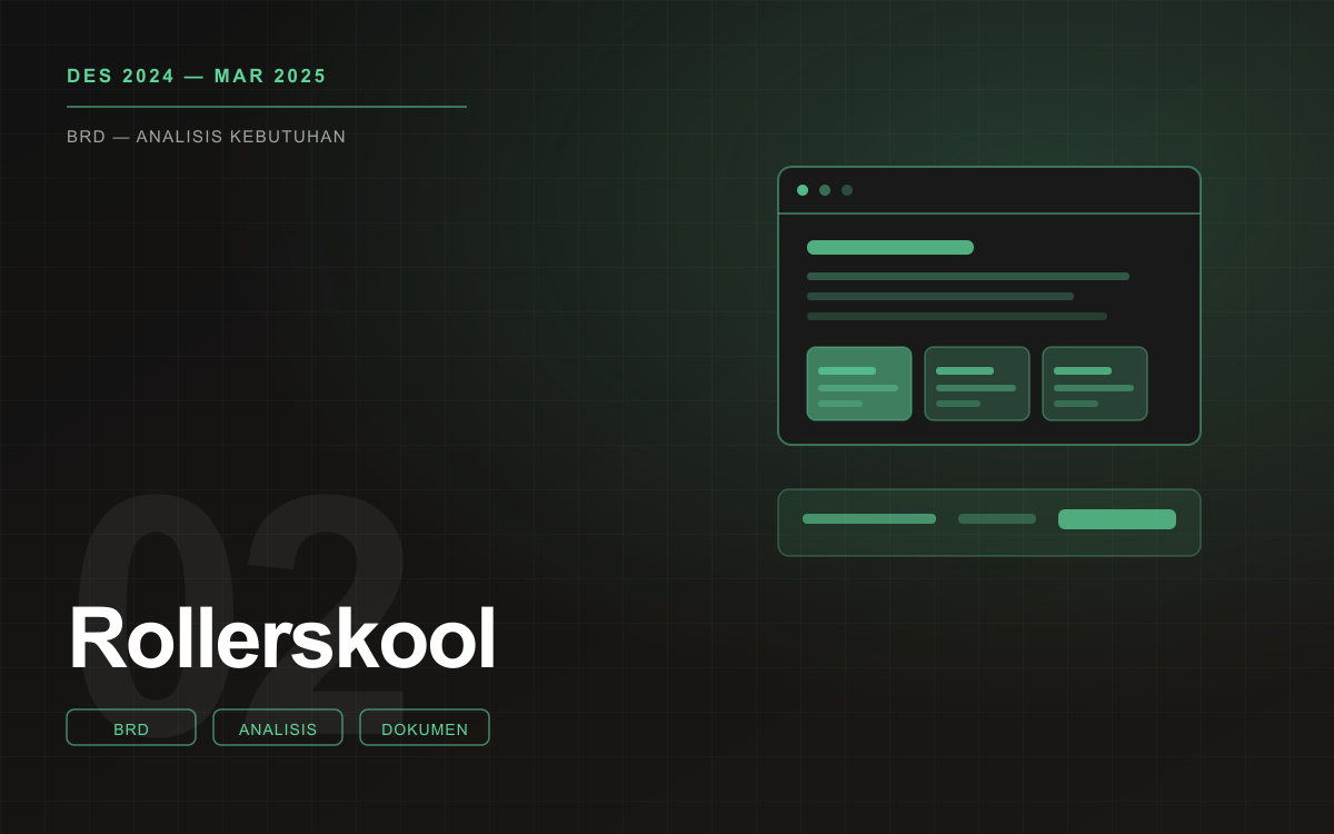 Rollerskool — interface preview