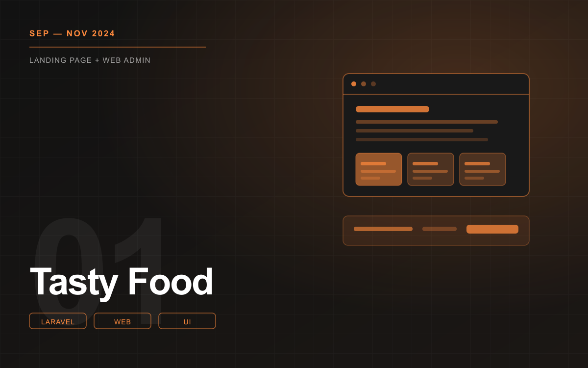 Tasty Food — interface preview